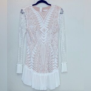 Super cute long sleeve Mini Dress